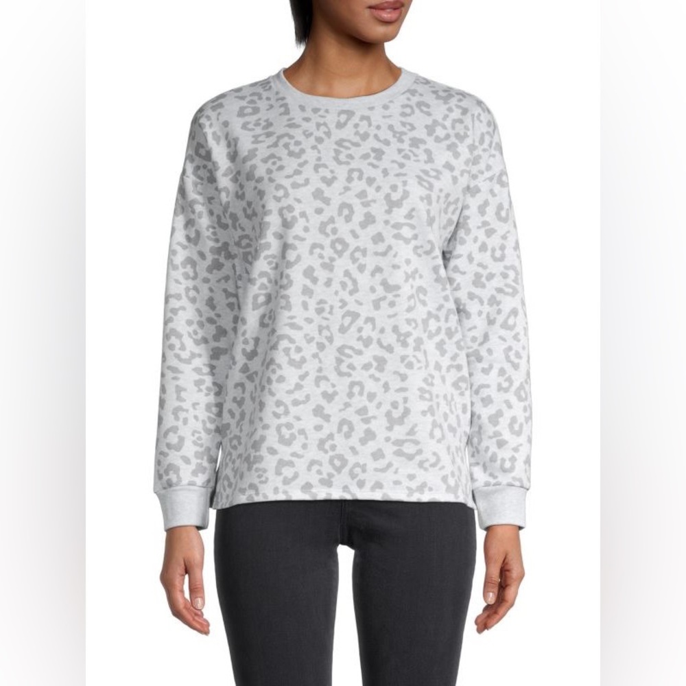 Olive & Oak Leopard-Print Cotton-Blend Sweater Loungewear